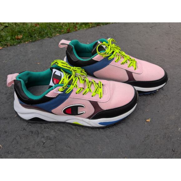 Champion Mens 93eighteen Color Block Sneakers Sz 11 Athletic Trendy colorful - Picture 1 of 8